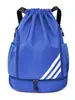 Bolsa de Almacenamiento para Equipo de Fútbol, Bolsillo con Cordón, Mochila con Cordón, Gran Capacidad, Compartimento Independiente para Zapatos, Bolsa de Entrenamiento de Baloncesto al por Mayor