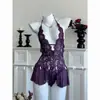Nova Lingerie Sexy 2024 para Mulheres, Body Sexy Transparente de Renda Plus Size, Abertura Íntima Apaixonada, Não Precisa Tirar