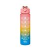 Vaso de agua de gran capacidad unisex vaso con boquilla botella de agua para exteriores botella de agua deportiva vaso de plástico resistente a altas temperaturas juego de tres piezas