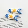 Accesorios de Resina Estilizados, Materiales DIY para Zapatos Crocs, Accesorios DIY para Fundas de Teléfono con Temática de Océano de Dibujos Animados, Rellenos para Slime