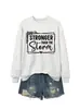 Más fuertes que las plataformas europeas y americanas de moda de Ebay Amazon, las sudaderas elegantes y versátiles para mujer de otoño e invierno están en stock