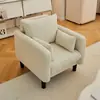 Sofá de luxo leve para salas pequenas, sofá simples de dois ou três lugares para apartamentos, lojas de roupas, imóveis para aluguel e áreas de recepção