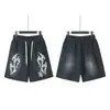 Marca de moda europeia e americana Hellstar Hell Star de verão para lazer esportivo shorts de água masculinos e femininos