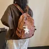 Mochila Escolar para Estudiante para Clase, Mochila Estilo Coreano, Gran Capacidad para Viajes Campus Commuter Mochila Nueva, Estrella 2026