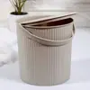Cubo Grande de Plástico con Tapa, Se Puede Usar como Taburete, para Lavado de Autos, Pesca, Almacenamiento, Cubo Portátil, Cubo de Almacenamiento, Jardín de Infancia