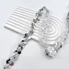 Nuevo Estilo Inspirado en Chanel, Adorno Pesado de Pedrería y Lentejuelas, Cinta con Adorno de Pedrería, 5 cm de Ancho, Accesorio de Pajarita para Escote