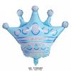 Globo de aluminio con forma de corona grande, tamaño mediano y pequeño, para decoración de fiestas, venta al por mayor