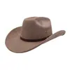 Aliexpress Amazon Chapéu de Cavaleiro com Aba de 9cm Chapéu Jazz Chapéu de Aba Larga Chapéu de Cowboy de Camurça Macia