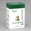 Lata de Chá Verde, Caixa de Lata Branca Xinyang Maojian, Caixa Retangular Personalizada para Presente de Chá, Lata de Folha de Flandres Personalizada