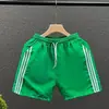 Shorts Deportivos Casuales a Rayas de Tres Rayas Verano Secado Rápido Shorts de Hombre Shorts Grandes Ropa Exterior Shorts de Gimnasio Playa