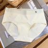Ropa interior de algodón con entrepierna alargada antibacteriana 7A para mujer, cintura media, clase A, algodón para bebés, sin costuras, tallas grandes, venta al por mayor
