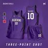 Nuevo Traje de Uniforme de Baloncesto Jersey Americano Estudiante Universitario Equipo Masculino Uniforme de Equipo de Competición Aldea ba Uniforme de Entrenamiento Liga Impresión
