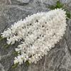 Paño de lijado de rama larga con cinco tenedores Canglan, flor artificial colgante de pared, flor artificial, adornos de decoración para el hogar y el hotel, flores artificiales al por mayor