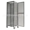 Rack para Assadeiras de 18 Camadas Porta Transparente Totalmente Fechada Rack para Bandejas Liga de Alumínio Móvel Removível Carrinho para Formas de Bolo Pode Ser Personalizado para Confeitaria