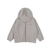 Ropa con protección solar elegante de corte holgado para niños Wulibu, Nueva moda de verano, Chaqueta con capucha versátil e informal para niños