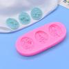 Molde de silicone de sino de árvore de Natal muleta forma para assar bolo DIY