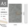 Cuaderno A5 con Hebilla, Cuaderno de Negocios, Registro de Reuniones de Oficina, Papelería, Cuaderno de Estudio, Atracción Magnética