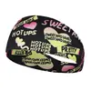 Moda Europea y Americana para Mujer, Estampada, para Viaje, Fiesta, Absorbente de Sudor, Transpirable, para Yoga, Running, Fitness, Deportes, Cinta para la Cabeza