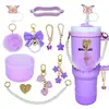 Botella de Agua Térmica Stanley Tapón Antipolvo Taza con Popote Tapa de Taza Correa de Mano Cordón para Botella de Agua Múltiples Estilos Versátiles Set