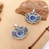 Bolso con cierre de filigrana esmaltada vintage de plata de ley 999 cierre de larga vida hebilla de seguridad estilo étnico regalo de cumpleaños para novia