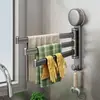 Suporte de Pano de Cozinha com Ventosa, Suporte Drenante Giratório para Pia e Peitoril de Janela, Suporte de Armazenamento, Toalheiro de Parede, Cabide de Pano