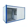 Puesto de Guardia de Seguridad en Obra, Caja Móvil de Control de Acceso en Contenedor, Caseta de Guardia Simple, Casa Móvil con Sistema de Registro por Nombre Real