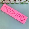 ALFABETO LOVE Love Silicone Forma Flip de Açúcar Forma de Bolo Decorações para Assar Bolo Forma de Silicone para Assar Alfabeto Inglês