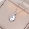 Collar Versátil para Mujer, Nuevo Colgante de Corazón Transfronterizo de Moda, Diseño de Nicho Elegante, Joyería de Cadena Simple para Clavícula