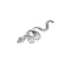Anillo de Serpiente Largo y Fresco para Hombre Exportación Europea y Americana Estilo Punk Animal con Forma de Serpiente Conjunto de Anillos Exagerado Retro de 4 Piezas