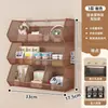 Estante de almacenamiento de cocina multicapa para dormitorios, gran capacidad, no requiere perforación, montado en la pared, para almacenar bocadillos y verduras