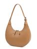 Nuevo estilo japonés nicho piel de vaca bolso media luna semicírculo bolso luna bolso de hombro portátil para mujer bandolera bolso dumpling bolso de axila