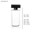 En Stock Botella de Vidrio Transparente para Perfume con Boca de Rosca de 15 mm, Botella Portátil Recargable, Botella con Atomizador para Perfume, Botella Vacía, Gama Alta