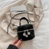 Bolso Estilo Chanel para Mujer 2025 Nueva Llegada Mini Bolso Romboidal de Mano de Alta Gama Combinable Cadena Hombro Cruzado