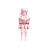 Figura de anime impressa em 3D de Frieren de "Frieren no Funeral", Frieren sentada lendo um livro, decoração de mesa