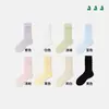 Meias Femininas de Meia-Panturrilha para Primavera e Verão, Meias 7/8 Estilo College, Meias Longas para Primavera e Verão, Meias Sem Costura, Meias Atacado de Zhuji