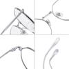 Gafas ópticas de titanio de estilo coreano, unisex, montura grande, montura de titanio, montura irregular, ligeras y cómodas con grados.