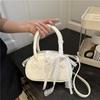 Bolso Bandolera de Encaje de Hombro Único Estilo Minimalista 2026, Moderno y Elegante, Bolso de Mano Dulce para Mujeres