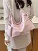 Bolsa Casual Personalidade Grande Capacidade 2026 Nova Moda Ombro Único Transversal Bolsa para Ir ao Trabalho Bolsa Tote para Aula de Estudante Universitário