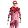 Nuevo Disfraz de Cosplay de Payaso Pesadilla Disfraz para Actuación en Escenario Halloween Horror Papel Maligno Cosplay para Hombres y Mujeres