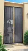 Puerta de Pantalla Plegable con Malla de Diamante, Antirrobo, Anti-Ratón, División de Aleación de Aluminio, Puerta de Pantalla Deslizante Invisible, Ventana de Pantalla de Acero Retráctil a Prueba de Mosquitos
