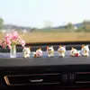 Decorações de Gato da Sorte para Carro Atacado Transfronteiriço, Acessórios Fofos para Interior de Carro, Decorações Estilo Curativo para Telas do Painel do Carro