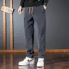Calça Casual de Veludo Cotelê Calças Masculinas Acolchoadas com Lã Espessadas Outono e Inverno Calça de Moletom de Chenille Calça Esportiva Masculina de Veludo Cotelê