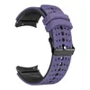 Correa de Silicona Transpirable de Doble Color para Samsung Galaxy watch7 65 44 47mm Pulsera de Reloj