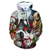 Sudadera con Estampado Digital 3D de Navidad Transfronteriza Halloween 2024 Sudadera para Hombre Estampada
