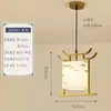 Luminária de Entrada Estética Cor de Noz Transfronteiriça com Proteção para os Olhos, Luminária Pendente Vintage Estilo Song para Sala de Chá, Luminária de Cabeceira para Pousada Novo Estilo Chinês