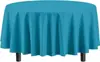 Color Sólido Blanco Negro Redondo Tela Restaurante Conferencia Evento Fiesta Desechable Mantel Redondo Cuadros Personalizable Mesa de Comedor