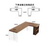 Escritorio de Esquina de Madera Maciza Escritorio para Computadora en Forma de L para Dormitorio en Casa Escritorio de Esquina Simple Moderno Escritorio de Escritura para Estudiantes