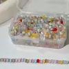 Contas Coloridas de Olho de Gato Sintético Misto 6mm Pulseira DIY Feita à Mão Acessórios para Penteado Contas Estilo Chinês Material para Miçangas Lote