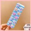 Dibujos animados para niños banda de goma para bebé linda para no lastimar el pulgar cuerda para el cabello tamaño pequeño anillo para el cabello accesorios para el cabello tocado lote de puesto de comercio exterior