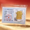 Pegatina para Teléfono Móvil de Oro Puro 999 Princesa Hazte Rica Foil de Oro Hazte Rico Rápido Pegatina para Refrigerador Año de la Oveja Ten Dinero para Gastar Tarjeta de Oro Regalo